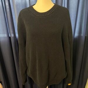NWOT The Yellow Label‎ Co. Medium  Knitted Sweater Black